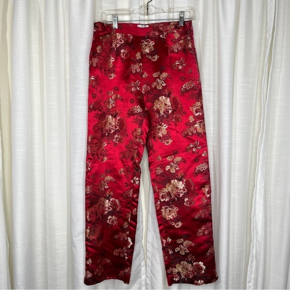 Vintage Y2k  I. S. C. oriental red pants - Picture 1 of 10